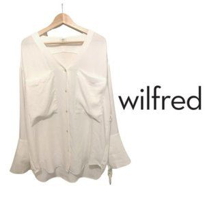 ✨Wilfred Button up Blouse with Waist Tie Size M